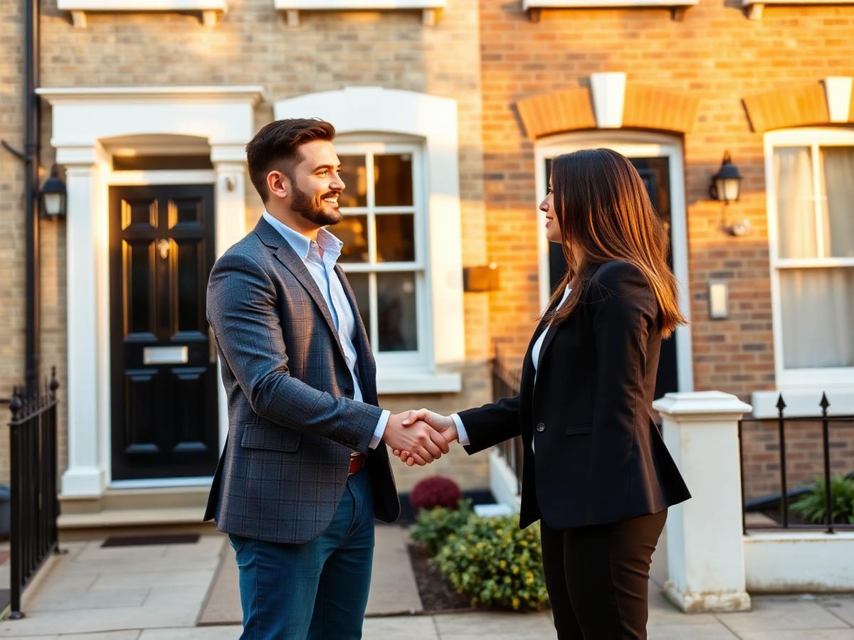 Green Enriched Estates partner shaking hands with a landlord